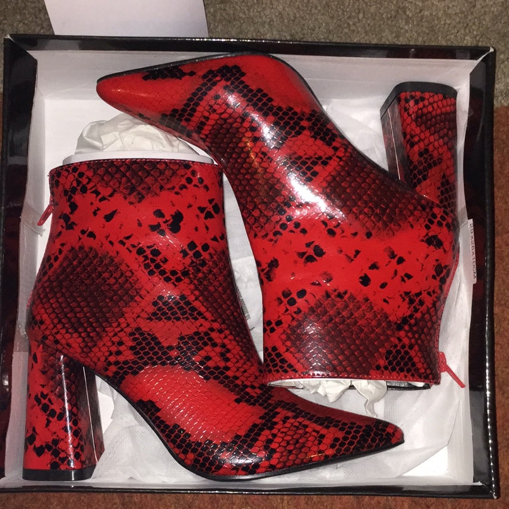 Snakeskin Heels